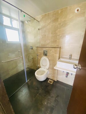 Bathroom in 2 BHK Apartment at Pharande Puneville, Punawale – for Rent