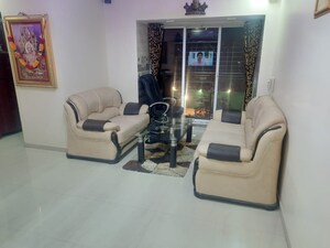 Living Room in 2 BHK Apartment at Raymond Realty Phase II, Pokhran Road No Two – for Rent