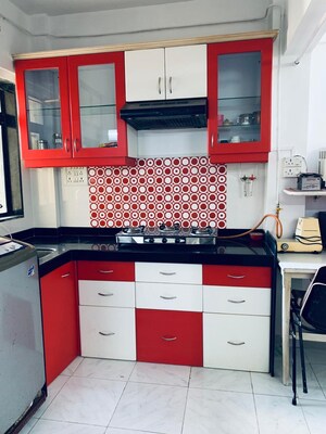 Kitchen in 2 BHK Apartment at Raymond Realty Phase II, Pokhran Road No Two – for Rent