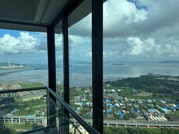 Balcony in 3.5 BHK Apartment at Celestia Spaces, Parel – for Rent