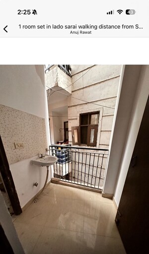 Staircase in 1 BHK Builder Floor at Saket – for Rent