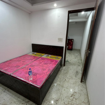 Bedroom in 1 BHK Builder Floor at Chattarpur – for Rent
