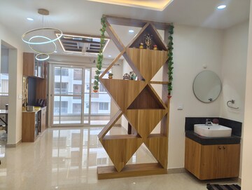 Staircase in 3 BHK Apartment at Aurobindo The Regent, Kondapur – for Rent