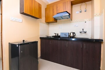 Kitchen in Studio Apartment at Vaishali Nagar – for Rent