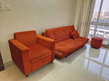 Living Room in 1 BHK Apartment at Sethia Imperial Avenue, Malad East – for Rent