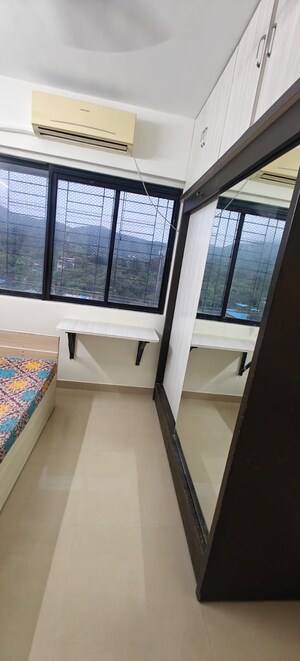 Balcony in 1 BHK Apartment at Rutu Enclave, Kasarvadavali – for Rent