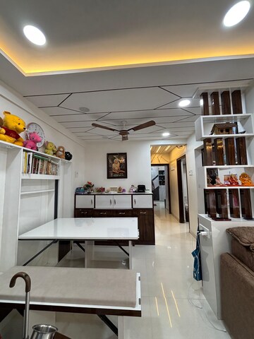 Living Room in 2 BHK Apartment at Parijat Hill View, Borivali East – for Sale