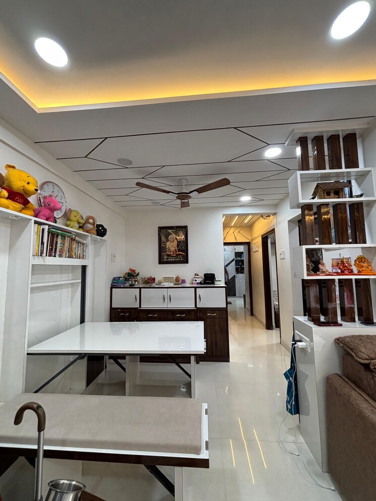 Living Room, parijat-hill-view 2 Bedroom 620 Sq.Ft. Apartment In Borivali East Mumbai 9406630