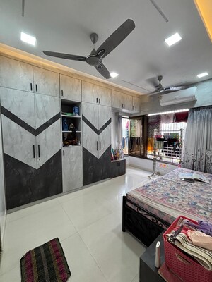 Master Bedroom in 2 BHK Apartment at Parijat Hill View, Borivali East – for Sale