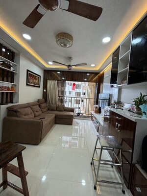 Living Room in 2 BHK Apartment at Parijat Hill View, Borivali East – for Sale