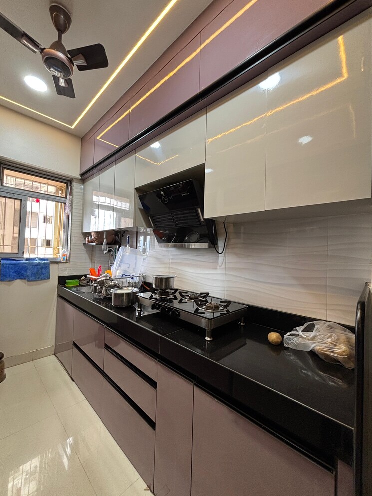 Kitchen, parijat-hill-view 2 Bedroom 620 Sq.Ft. Apartment In Borivali East Mumbai 9406630