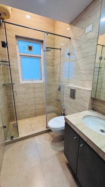 Attached Bathroom in 4 BHK Builder Floor at Dlf Phase iv – for Rent