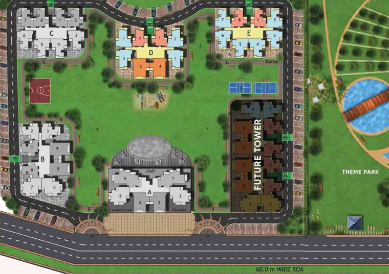 Master Plan, victoryone-amara 2 Bedroom 1210 Sq.Ft. Apartment In Sector 16 Greater Noida Greater Noida 9406687