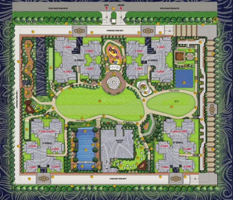 Master Plan, noida extension 4 Bedroom 2550 Sq.Ft. Apartment In Noida Extension Greater Noida 9406772