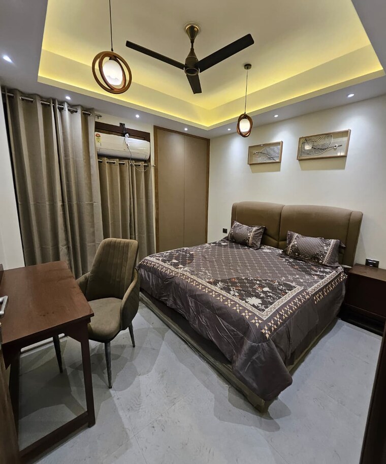 Bedroom, freedom fighters enclave 1 Bedroom 450 Sq.Ft. Builder Floor In Freedom Fighters Enclave Delhi 9406856