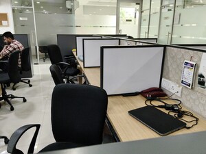Team Area in  Office Space at Miraj Corporate Park, Wagle Industrial Estate – for Rent