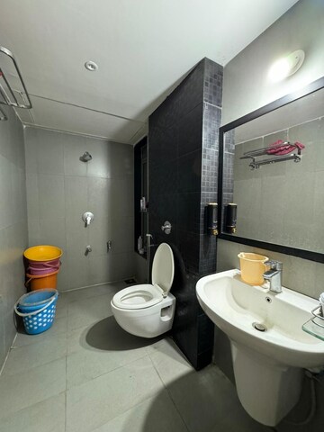 Bathroom in 3 BHK Apartment at Jangid Galaxy, Ghodbunder Road – for Rent