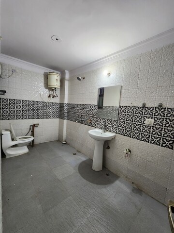 Bathroom in 3 BHK Builder Floor at Chattarpur – for Rent