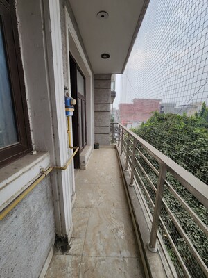 Balcony in 3 BHK Builder Floor at Chattarpur – for Rent