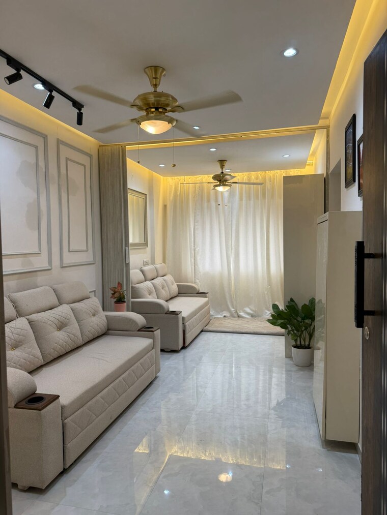 Living Room, naigaon 1 Bedroom 645 Sq.Ft. Builder Floor In Naigaon Pune 9407426