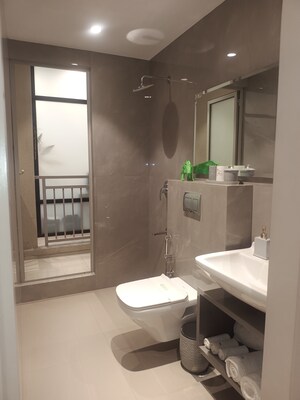 Attached Bathroom in 3 BHK Apartment at CCI Rivali Park, Borivali East – for Sale