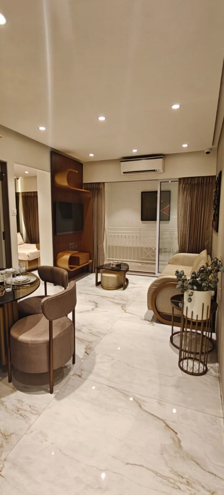 Living Room, jp-the-palace 2 Bedroom 779 Sq.Ft. Apartment In Mira Road Thane 9407121
