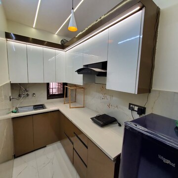 Kitchen in 2 BHK Builder Floor at Dwarka Mor – for Rent