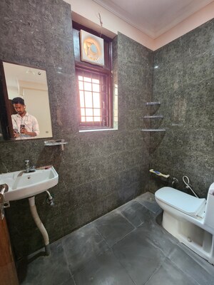 Attached Bathroom in 1 BHK Builder Floor at Chattarpur – for Rent