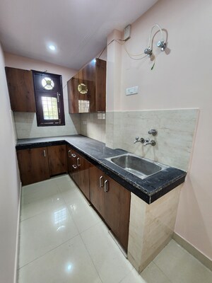 Kitchen in 1 BHK Builder Floor at Chattarpur – for Rent