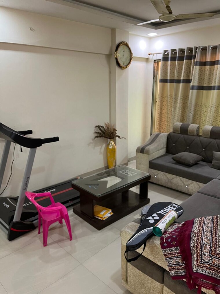 Living Room, mayuresh-bhakti-park 3 Bedroom 1100 Sq.Ft. Apartment In Boisar Palghar 9407136