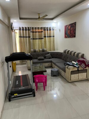 Living Room in 3 BHK Apartment at Mayuresh Bhakti Park, Boisar – for Sale