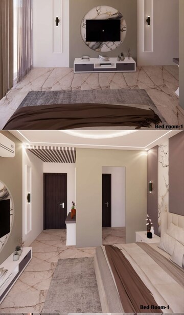 Building Lobby in 4 BHK Builder Floor at Ansal Sushant Lok I, Sector 43 – for Sale