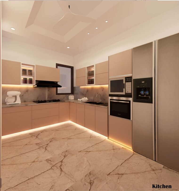 Kitchen, ansal-sushant-lok-i 4 Bedroom 2800 Sq.Ft. Builder Floor In Sector 43 Gurgaon 9407182