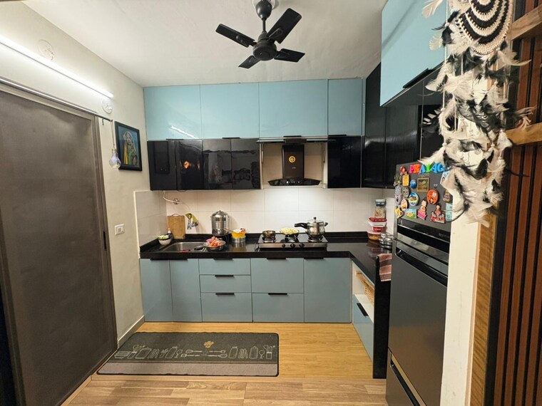 Kitchen, skyi-star-city 2 Bedroom 640 Sq.Ft. Apartment In Dhayari Pune 9391503