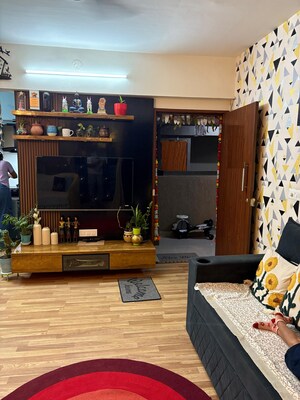 Living Room in 2 BHK Apartment at Skyi Star City, Dhayari – for Sale