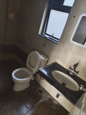 Bathroom in 2 BHK Apartment at Gulmohar Goldcoast, Kharadi – for Rent