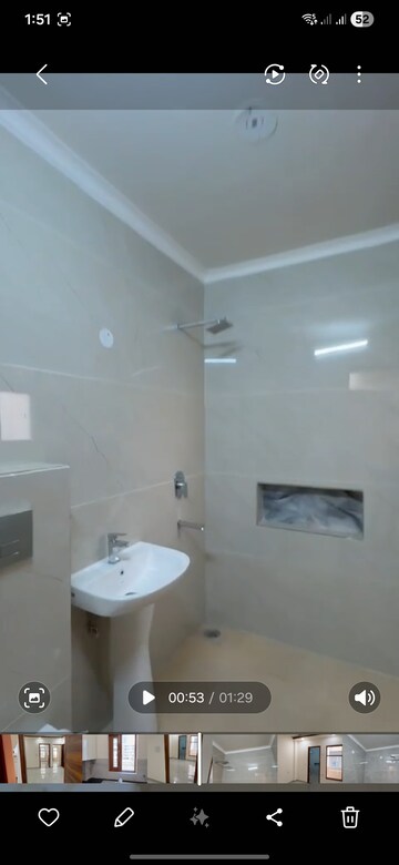 Bathroom in 3 BHK Builder Floor at RPS Palm Drive, Sector 88 – for Sale