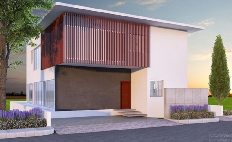 Exterior View, sark-three 3 Bedroom 3200 Sq.Ft. Villa In Mokila Hyderabad 9407448