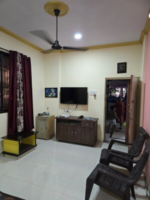 Living Room in 1 BHK Apartment at Airoli Sector 19 – for Rent