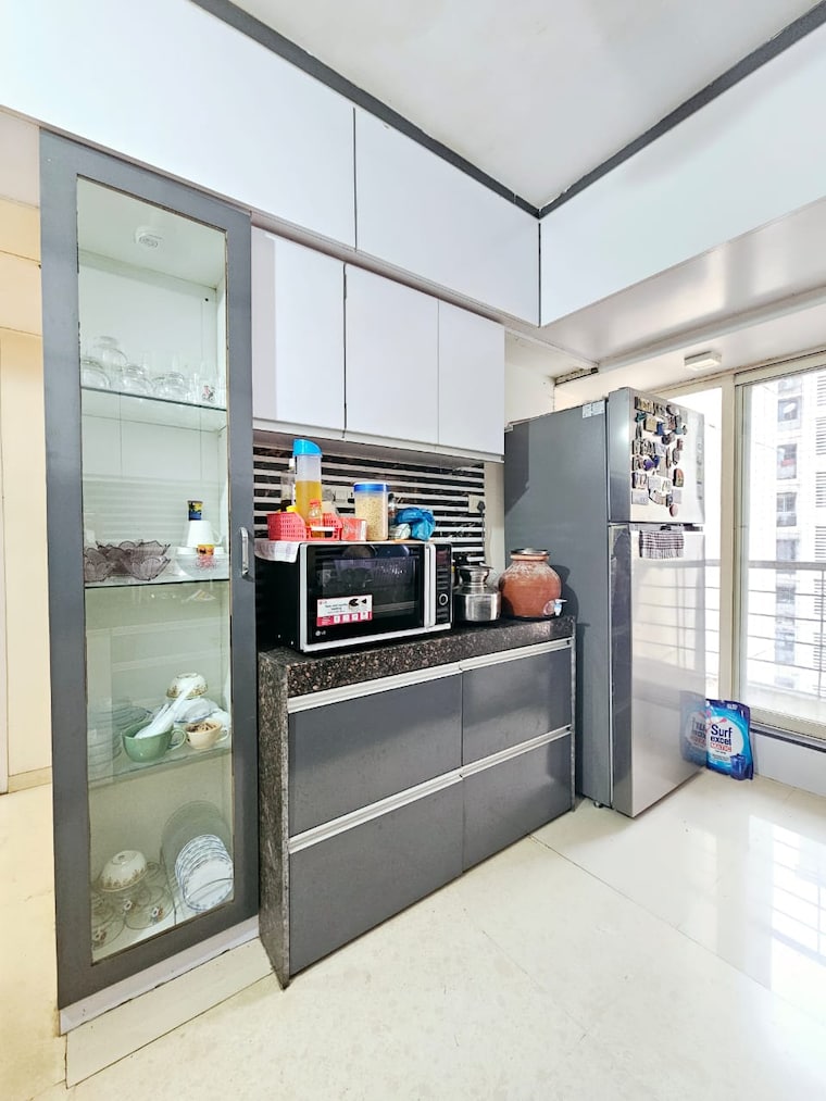 Kitchen, fine-aura 1 Bedroom 500 Sq.Ft. Apartment In Andheri East Mumbai 9407571