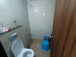 Bathroom in 2 BHK Apartment at Shapoorji Pallonji Sensorium, Hinjewadi – for Rent