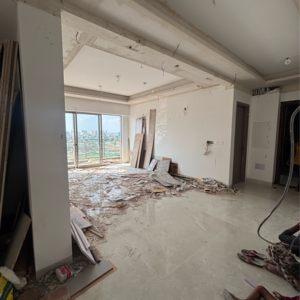 Living Room in 4 BHK Apartment at Shalimar One World Belvedere Court 3, Malesemau – for Rent