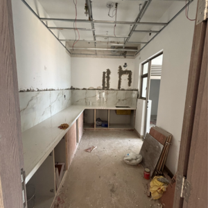 Kitchen in 4 BHK Apartment at Shalimar One World Belvedere Court 3, Malesemau – for Rent