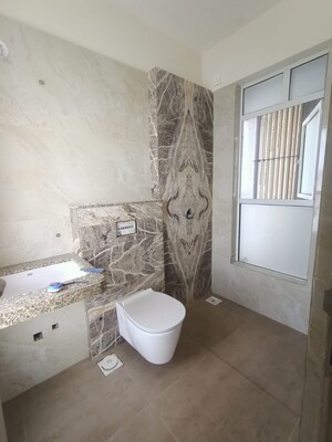 Bathroom in 3 BHK Apartment at The Wadhwa Atmosphere, Mulund West – for Rent