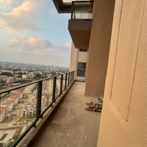 Balcony in 4 BHK Penthouse at Shalimar One World Belvedere Court 3, Malesemau – for Sale