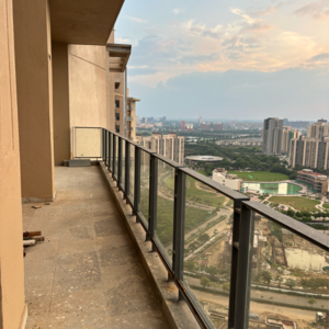 Balcony in 4 BHK Penthouse at Shalimar One World Belvedere Court 3, Malesemau – for Sale