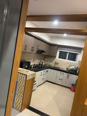 Kitchen in 3 BHK Apartment at Faizabad Road – for Rent