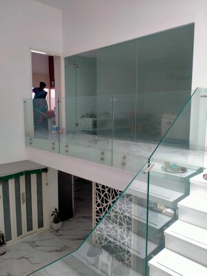 Staircase in 5 BHK Independent House at Karkhana – for Sale