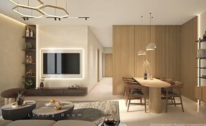 Living Room in 2 BHK Apartment at Hadapsar – for Sale