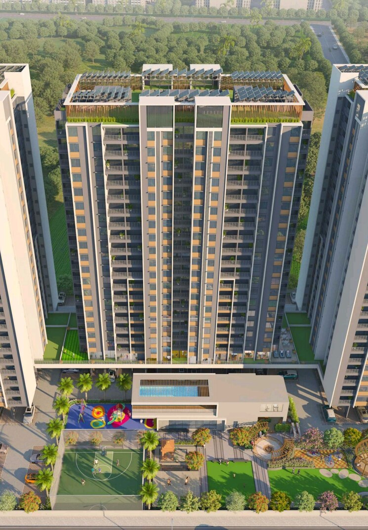 Exterior View, millennium-samriddhi 2 Bedroom 861 Sq.Ft. Apartment In Punawale Pune 9409029